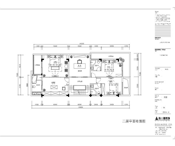 二层平面设计图 二层平面设计图