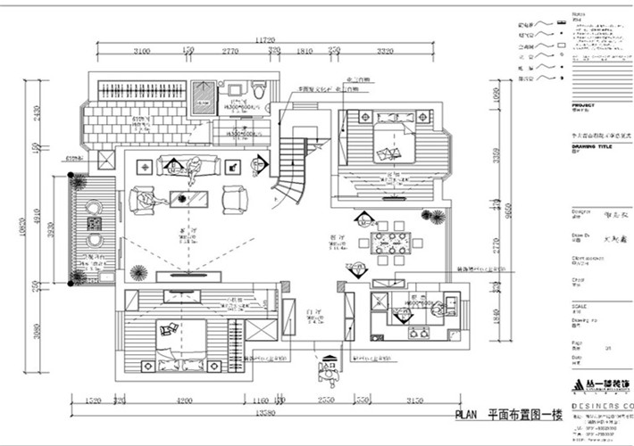 一楼平面方案 一楼平面方案