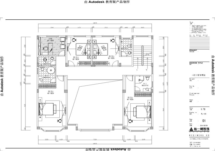 三楼平面布置 三楼平面布置