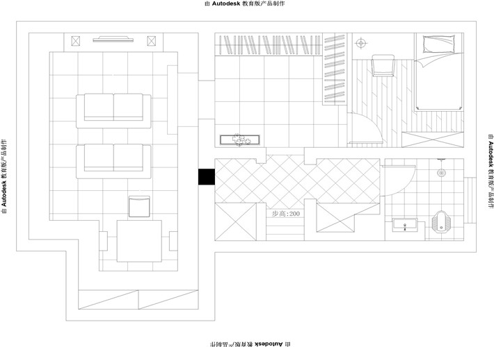 地下室平面户型图 地下室平面户型图